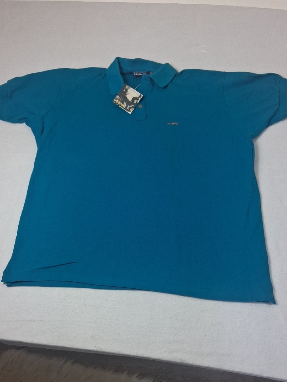 Nwt Patagonia Men's Polo Short Sleeve Polo Shirt. Size XL. 100% Cotton.  Green
